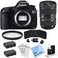 Lens & UV Batteries Digital (Body Includes, Multicoated Power R LP-E6 Sigma 2x Standard-Zoom Canon 24-35mm Protective 50.6MP Filter Only) EOS Lens, SLR Bundle, with 5DS Camera