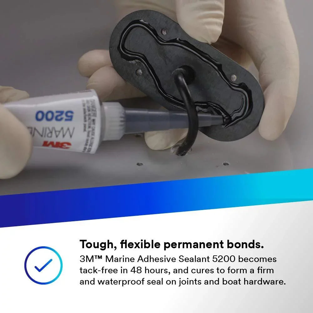 oz marine black, adhesive sealant, 3 5200 3m