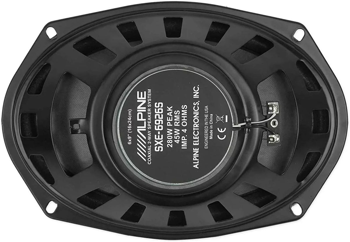 6x9 SXE-6926S 280 Watt Speakers Car 2-Way Audio Alpine (Pair) Coaxial