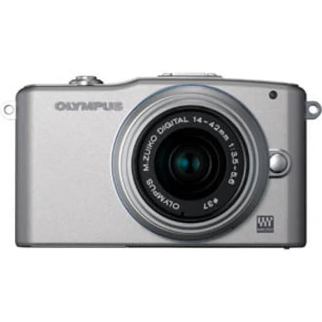 E-PM1 PEN Mirrorless 12.3 with 1.65", Silver 0.55", Olympus Lens, Camera Megapixel