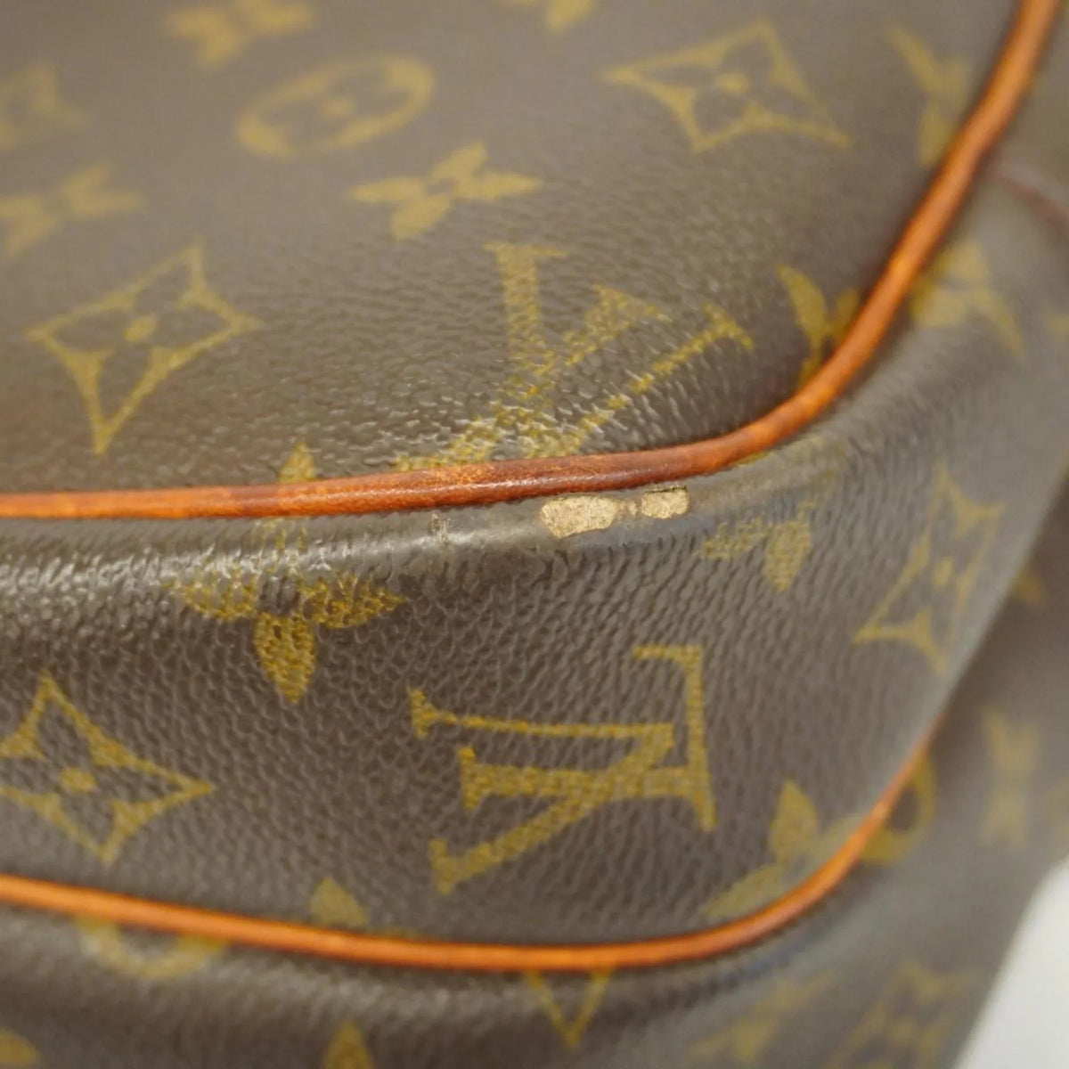 Shoulder M45254 (Good) Pre-Owned Reporter Ladies PM Brown Bag Monogram