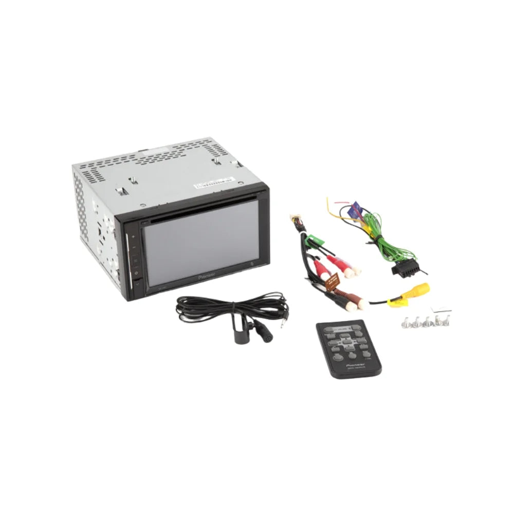 Stereo Dash Mounting DVD Pioneer Touchscreen, Double Pontiac Bluetooth 2001-2005 with Kit Camera, and Bundle Din - Multimedia for Grand Car Kit Installation / KIT2416 Backup AM