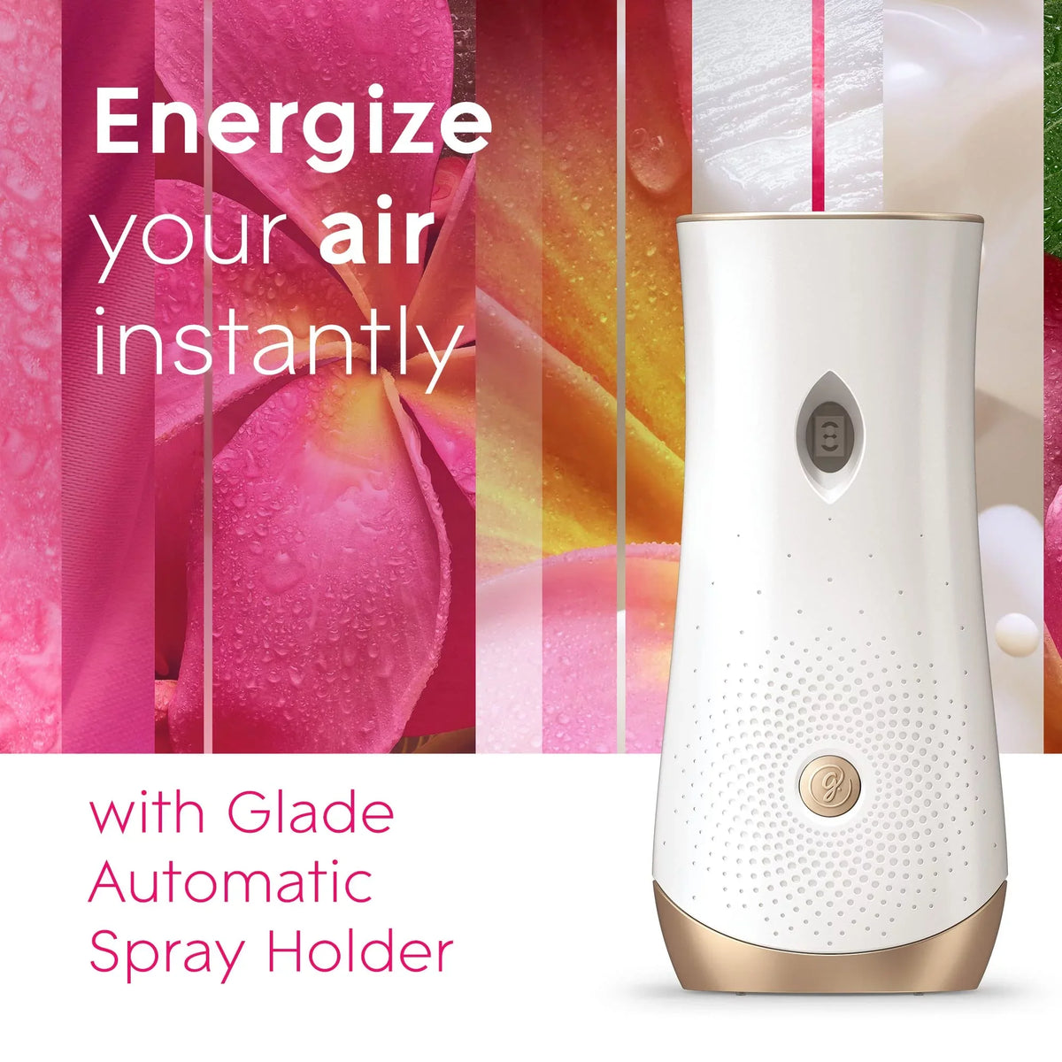 Automatic Freshener Blossoms, Air Spray Home Glade And For Refill, Tropical 3 Count Bathroom, Oz, 6.2
