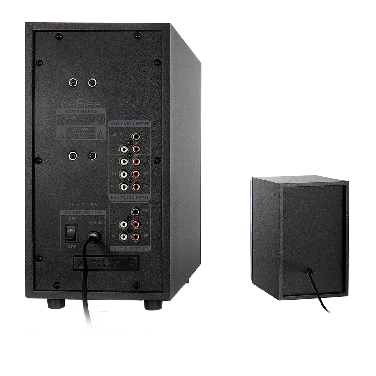 beFree 80 Channel (93695498M) 93695498M W Sound Sound Speaker Surround Black 5.1