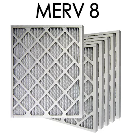 12x25x1 MERV Size Filter 6PK Pleated - Air Actual 11.5x24.5x.75 8 |