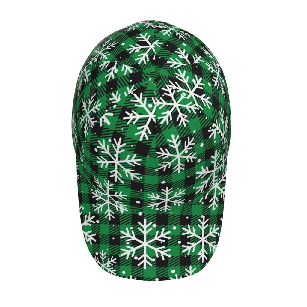 Seasons At Running Activities Baseball Hat(Christmas Size Balery and Workouts Cap Outdoor Pattern Dad Buffalo All Plaid) Adjustable for