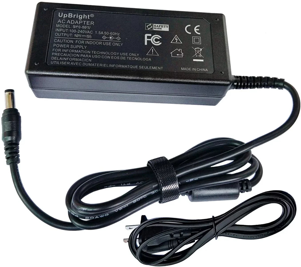 14 Laptop Vostro 3458 UPBRIGHT Charger 3000 14" Supply Cord PSU Battery 14-3458 Power Global LED PC / AC For NEW DC PS Mains Adapter Cable Notebook