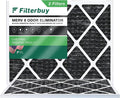 Odor Carbon 8 Eliminator with AC 20x24x1 Filterbuy Activated Pleated Filters (2-Pack) HVAC MERV Furnace Air