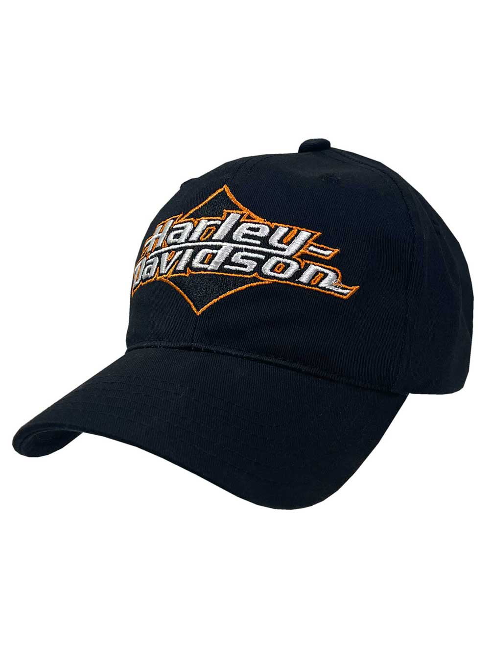 Curved Black, Davidson H-D Bill Harley Harley-Davidson Cap- Men's Embroidered Baseball Adjustable