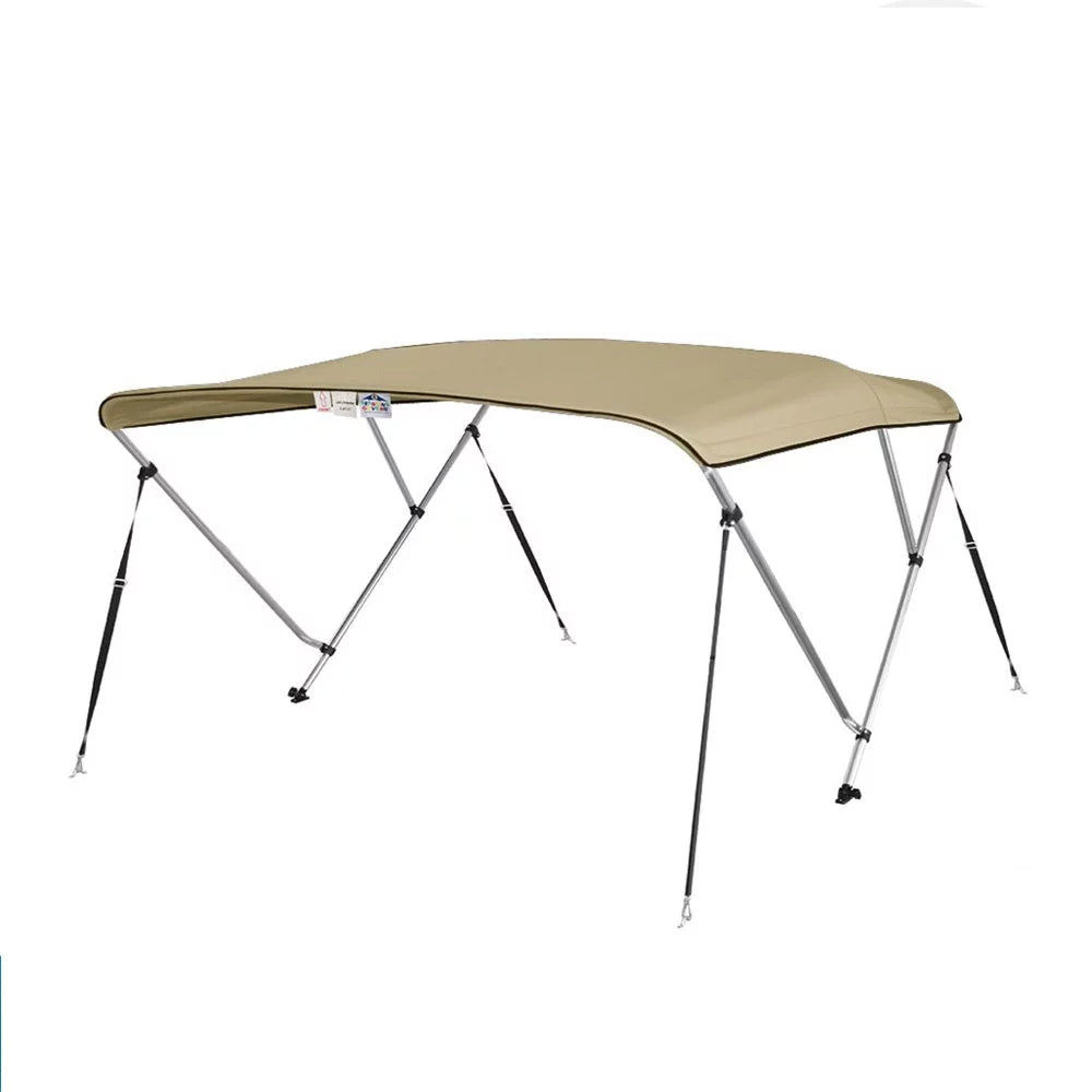 W 3 84" - High Bimini Cover ft. 6' BEIGE Top 36" Boat Bow 79" x L
