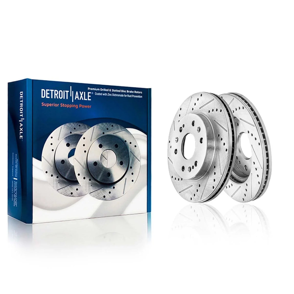 ESV Pads - 1500, Sierra Brakes XL Slotted Yukon Replacement GMC Escalade 2015-2020 Drilled Rotors Detroit Silverado Brake Kit & Rear Front Ceramic Brake for Axle 2014-2018 Suburban Chevy Tahoe