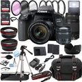 Zoom 128GB DSLR STM w/EF-S + 75-300mm Camera Bundle + F/4-5.6 Tripod Case 800D T7i + Lens Memory 18-55mm 38pc Rebel + Lens III Canon Filters is EOS F/4-5.6 +