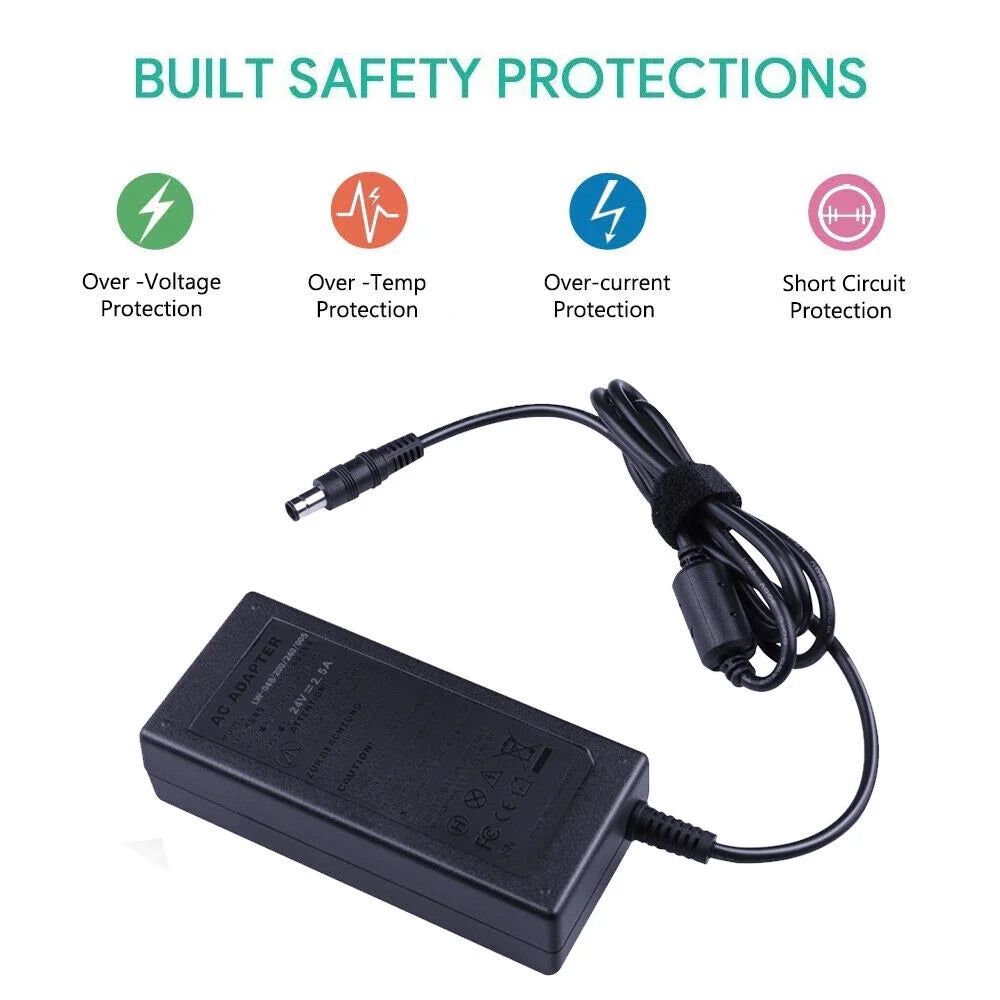 Adapter 24V HW-F355 HW-FM35C 2.5A Speaker Wireless AC/DC For HW-HM45C