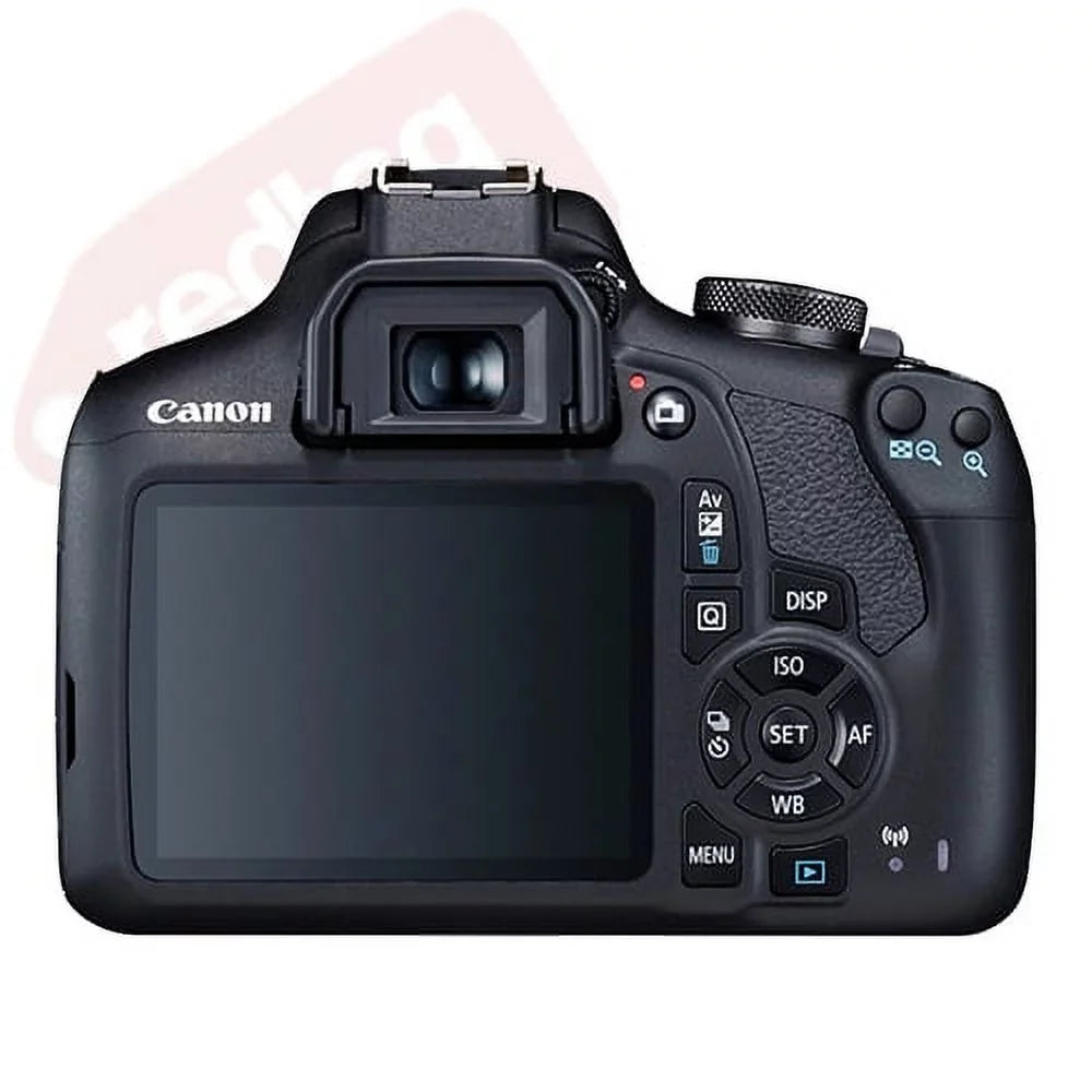 18-55mm 30 T7 + + Canon Camera EOS 75-300mm / + DSLR 2000D Piece Rebel Bundle