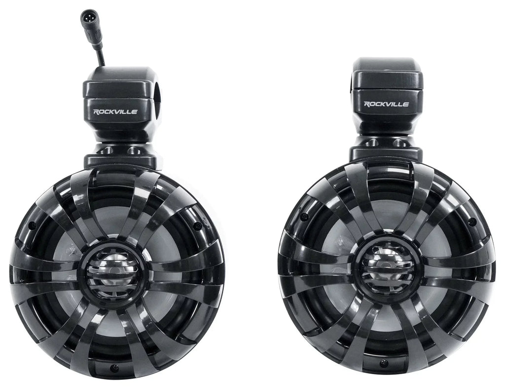 Polaris 2013-17 Tower Pods+LED Ranger For RNGR65FE 2) Memphis Speakers+Amp XP900