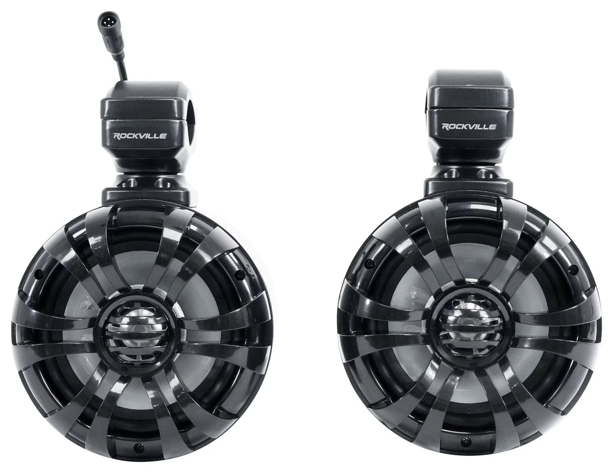 Polaris 2013-17 Tower Pods+LED Ranger For RNGR65FE 2) Memphis Speakers+Amp XP900