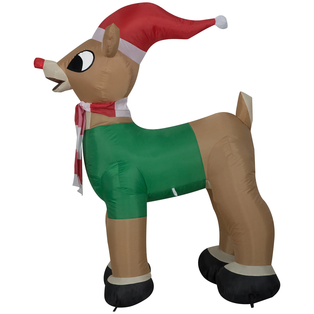 Gemmy Green 3.5 Inflatable Outfit ft. in Rudolf