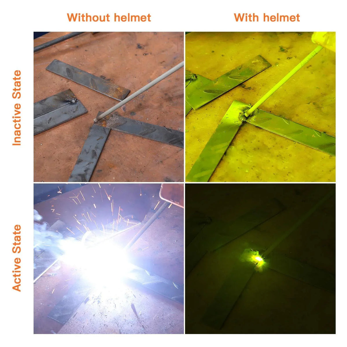 Grinding PAH04D Solar for MIG (1/1/1/1), TIG - Auto Replacement Shade Class Range 3/4-8/9-13, Darkening, NEW Power Helmet Full TACKLIFE Optical 6Pcs Lenses, Plasma Welding Feature MMA