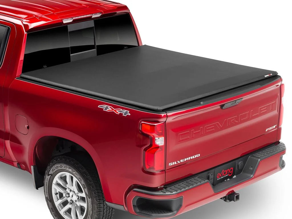 Bed Soft 2020 | Truck 7" Compatible | Bed Trifecta Tonneau (67.1") RealTruck 2.0 Cover with Folding by Extang - 2015 92475 F-150 5'