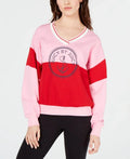 Colorblocked Size Juicy Pink Couture Graphic Sweatshirt S Women's