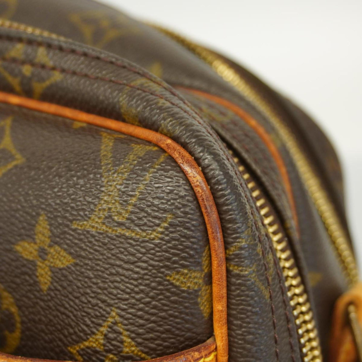 Shoulder M45254 (Good) Pre-Owned Reporter Ladies PM Brown Bag Monogram