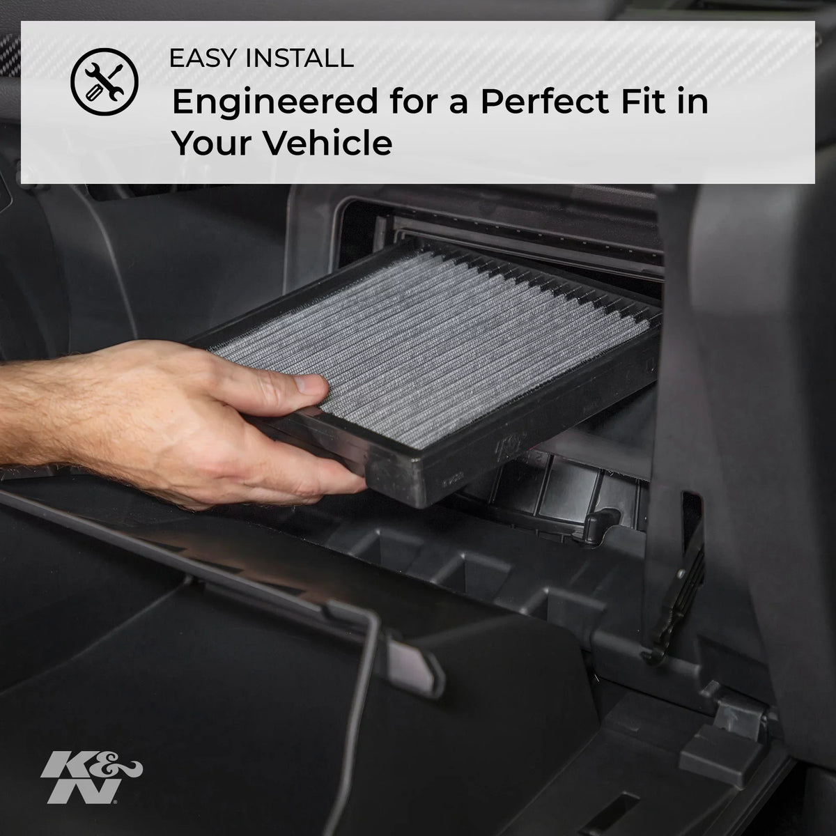 Air Chevy/GMC/Buick/Saturn Cabin Filter: Enclave, For Washable Select and (Traverse, K&N Outlook) Designed Vehicle Reusable: 2007-2016 VF1012 Acadia, Models,
