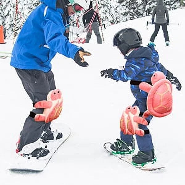 , Knee Cold Knee Pad Turtle Skating Ski Pad Fall Gear for - Pair Pads Skating Figure Cracking 1 Protective