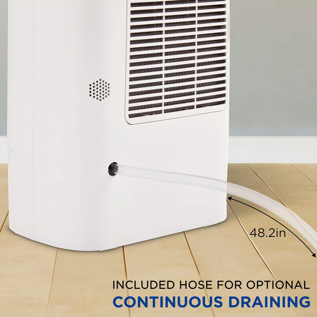 Ivation Wifi 410 Smartphone W/ & Drain Control Dehumidifier 19 Hose Sq/Ft, Pint,