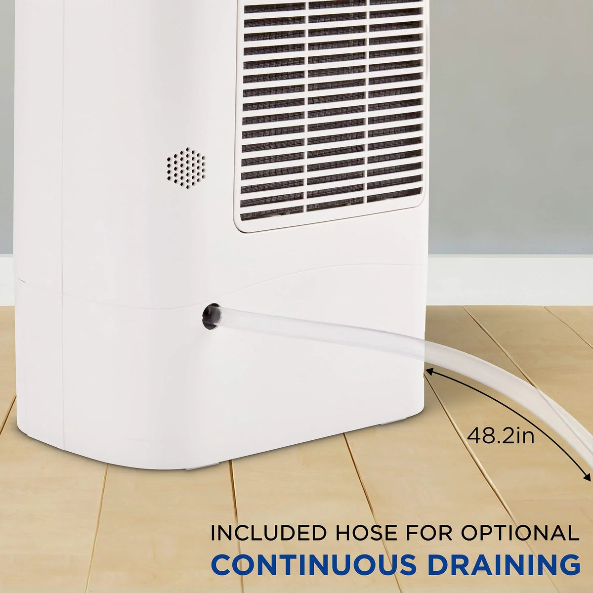 Ivation Wifi 410 Smartphone W/ & Drain Control Dehumidifier 19 Hose Sq/Ft, Pint,
