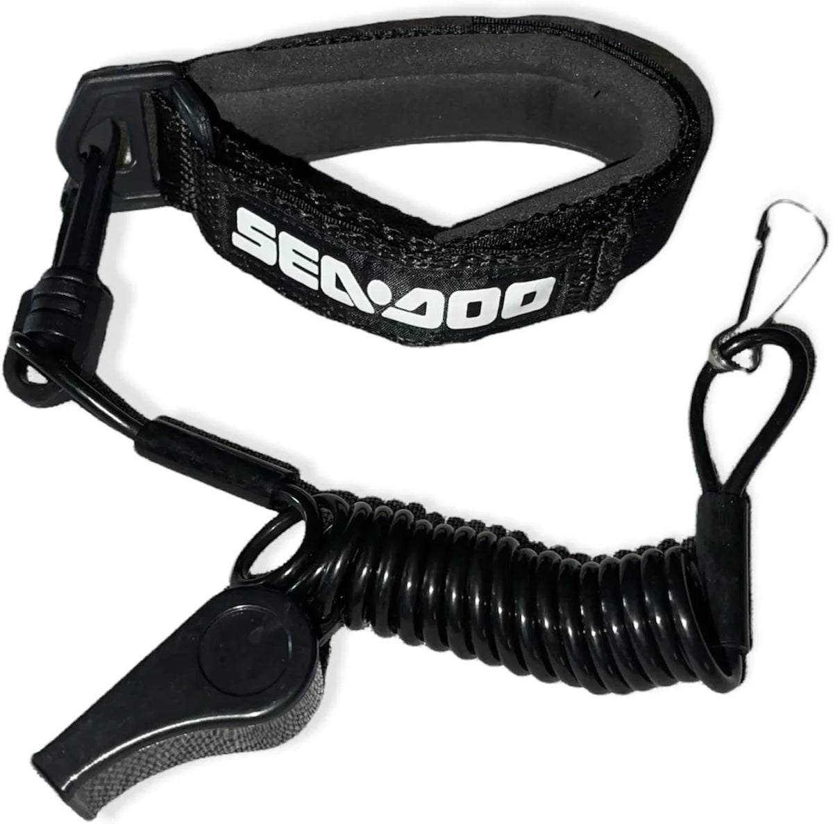 Black Replacement Lanyard Repair Key SEA-DOO SEADOO Safety DESS SEA DOO With Cord Whistle Tether
