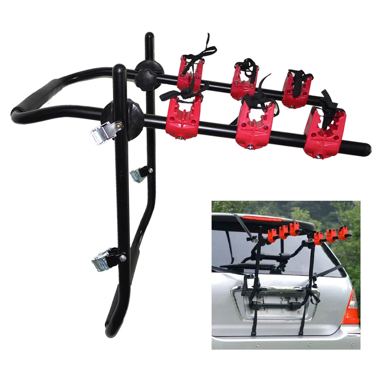 44.09 Minivan Carrier Max Bike Mount Loyalheartdy Rack Car SUV Rack Truck Foldable Trunk for Load 3-Bike Mount Hitch