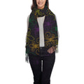 Art Mardi Feel For Scarves Large Print Elegant Gifts- Scarf Bingfone Shawl Wrap Gras Cashmere Carnival Warm Soft Women Winter