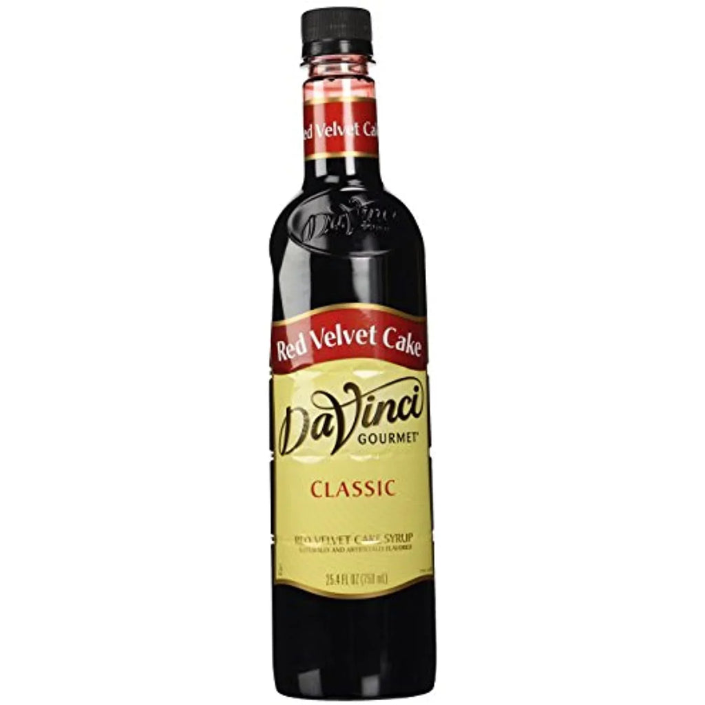 Ml Plastic Bottle Gourmet Davinci Syrup, Red Cake Velvet 750