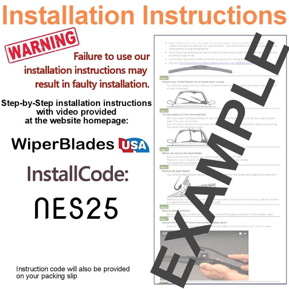 of 2019 Performance Base XT5 (Set Wipers 3) Beam Cadillac w/Rear Wiper
