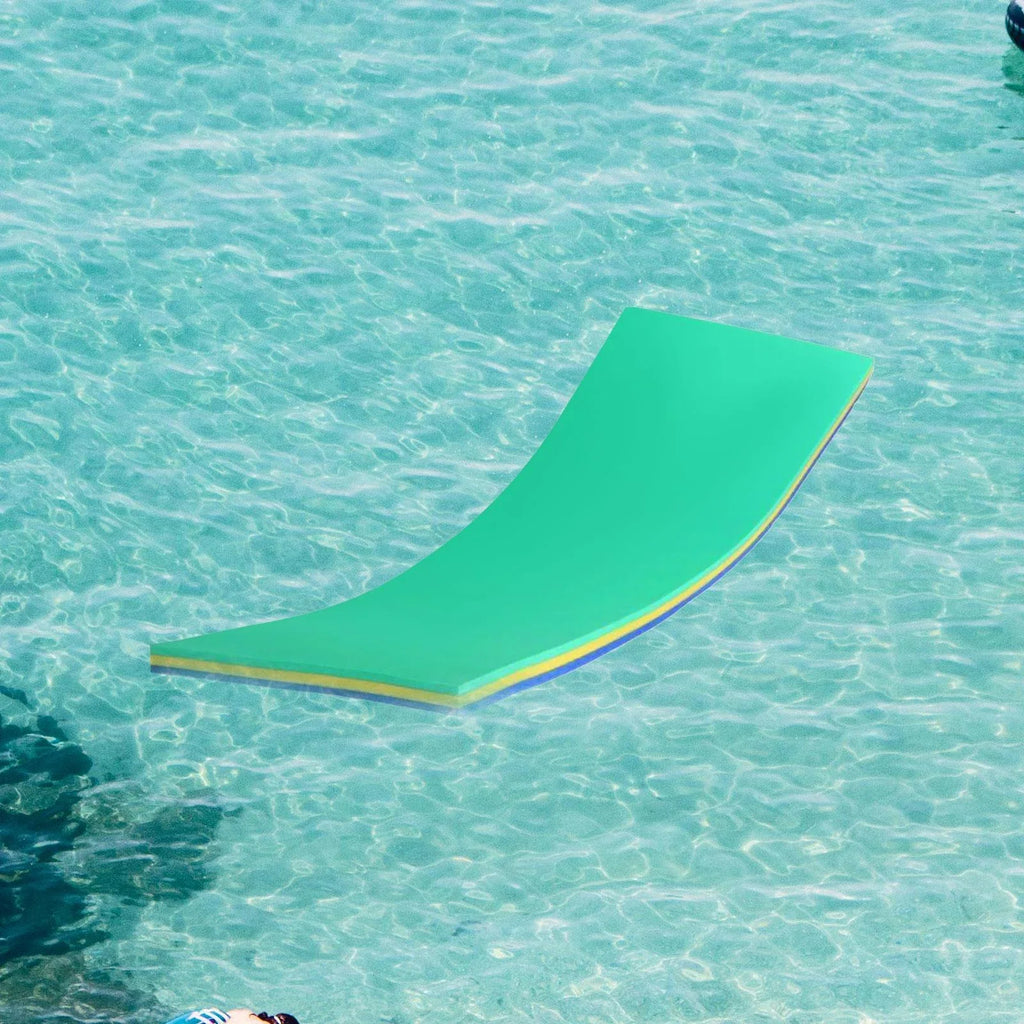 Pool for Resistant Mat Relaxing Raft Yellow Tear 3 GARENDE Layer Water Floats