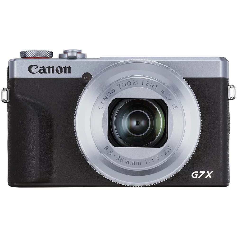 Case + Battery PowerShot Mark Canon Digital -64GB (Silver) +Tripod Camera Kit Extra X + III G7
