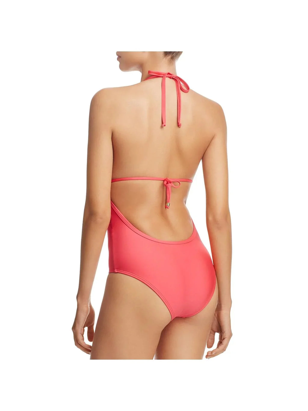 Womens One-Piece Ella Halter Crochet Crafty Red S Swimsuit Moss