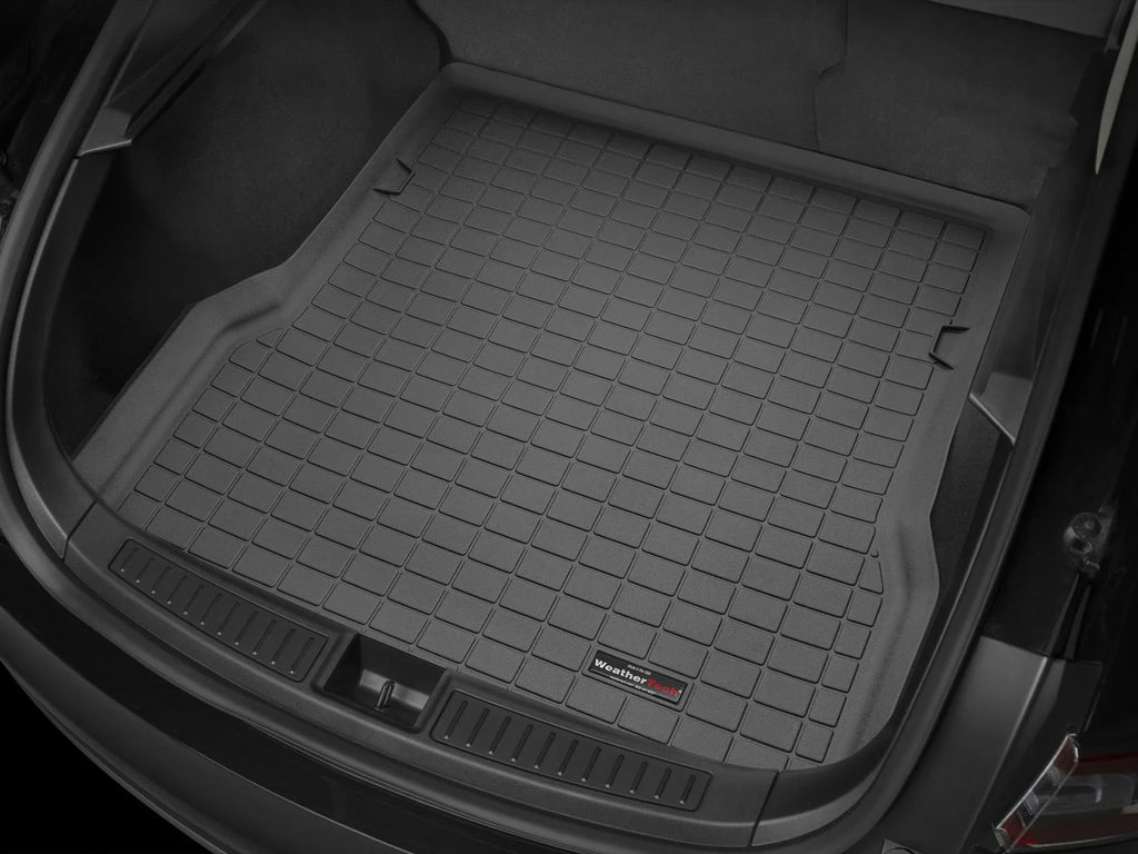 Behind with Cargo With Row compatible WeatherTech Protector Cocoa Trunk 2nd Protector, Subaru Forester - Bumper 2019-2024 Bumper Liner with Seating