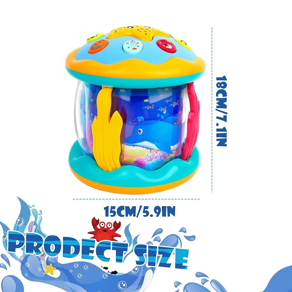 Learning Projector Baby Tummy Light 1 4 12 0-3 Months Month 3-6 Baby Rotating 9 Up Infant in to Toys 6 Toys 12-18 Musical Time