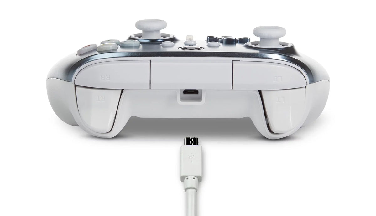 Controller Enhanced PowerA Wired for Xbox Metallic Series Ice X|S -