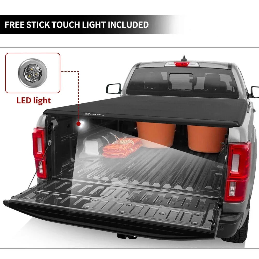 Tonneau Cover Roll Bed 5.7 Dodge Ledkingdomus Ram for Truck Rambox ft Soft 1500 up 2009-2023 Without Bed