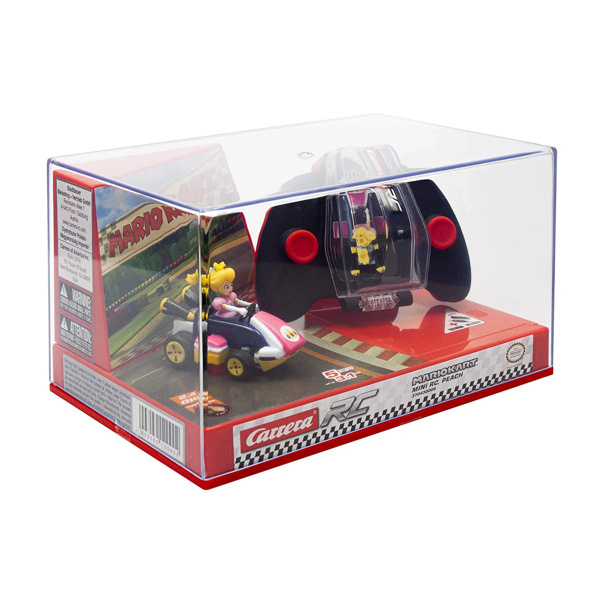Control Remote Mario Licensed Peach Nintendo Car, Kart Officially Carrera