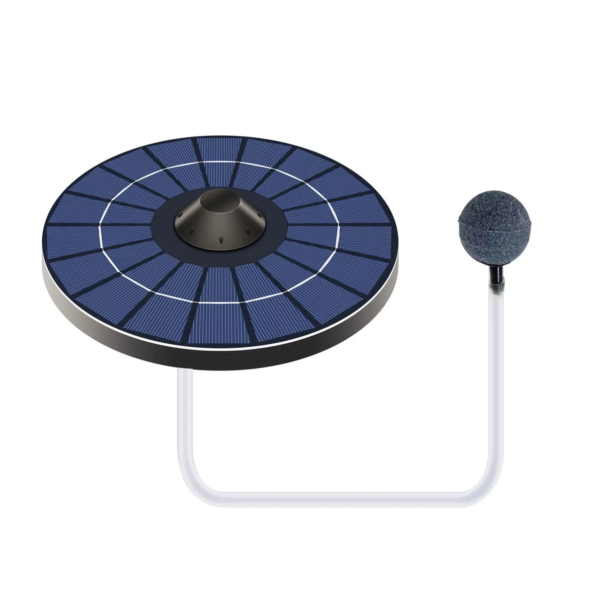 Aerator Aerator Bubble Pond Small Pond and Fountain Air Circulation With Pump Fish Stone Hose Birdbath Pond Solar Oxygenator for