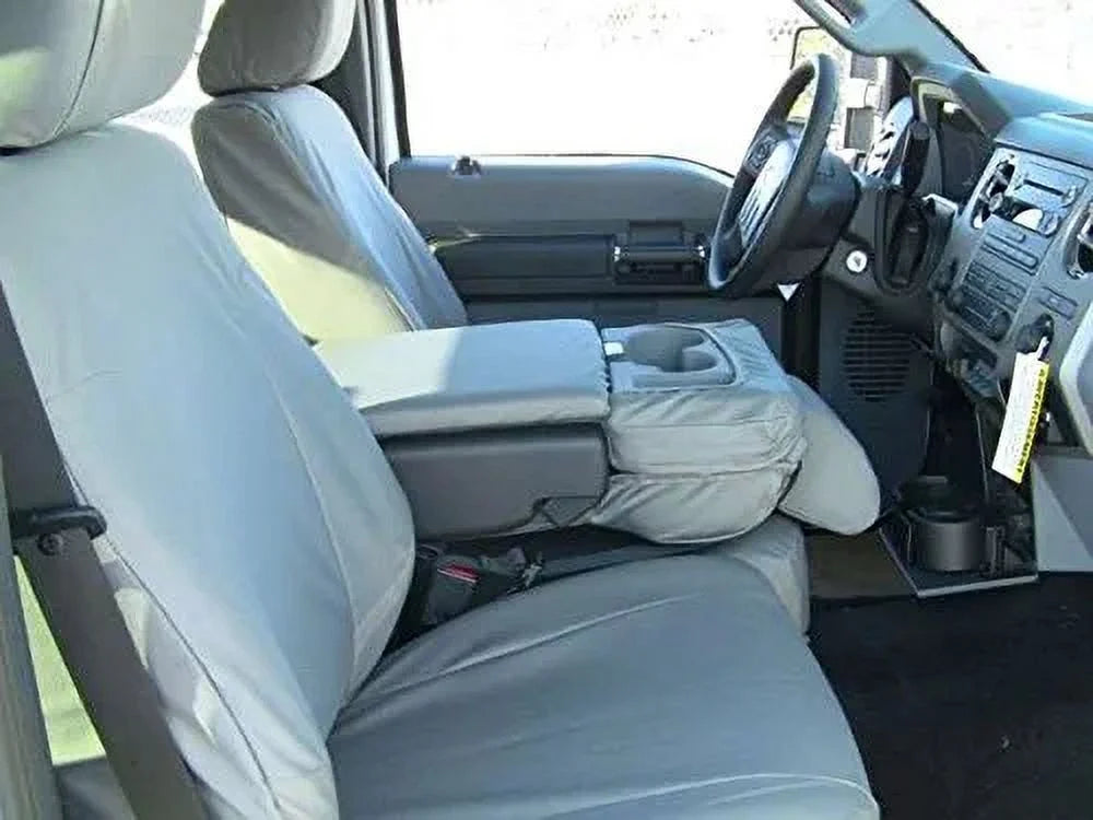 2011-2017 Opening Twill Console 20 40/20/40 and Split Seat Bottom F480 with F150-F550 Taupe XL Center Opening in