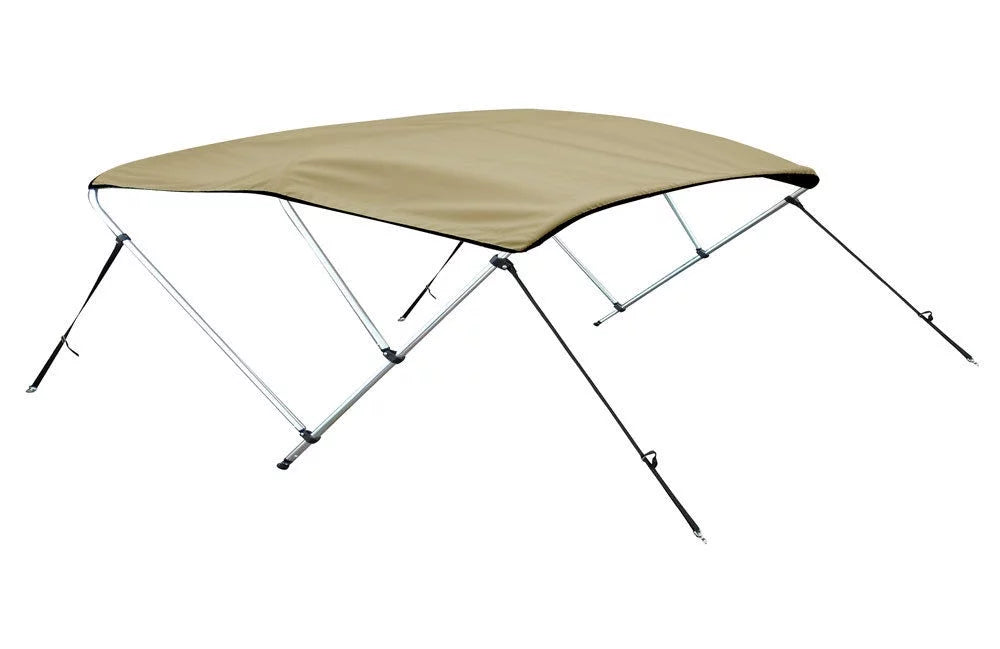 W 3 84" - High Bimini Cover ft. 6' BEIGE Top 36" Boat Bow 79" x L