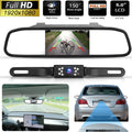Vision + Kit Rear System Mirror Monitor View Car Camera 5" Backup Night Parking