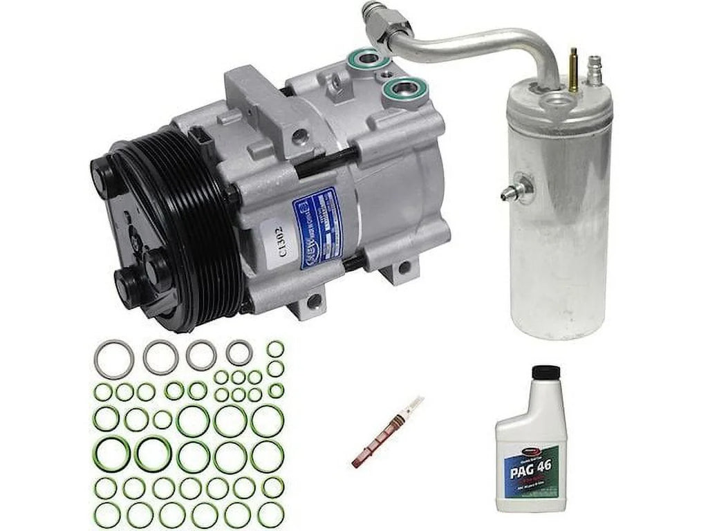 2005 2007 2004 - with - Compatible 2001, A/C Kit 2000 F250 1999 2003 Compressor Duty Super - 2006