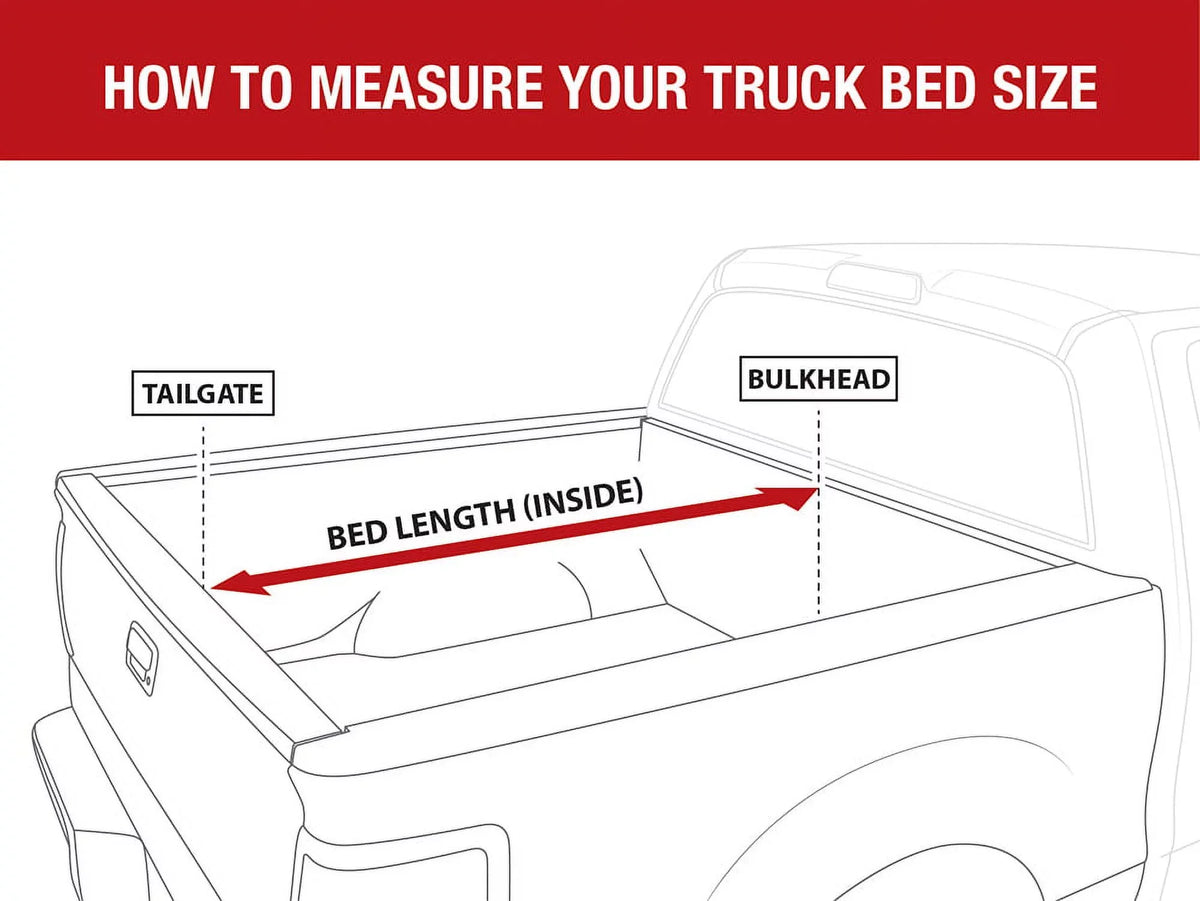 6'4" Soft | Ram Bed FIT TCD484045 Body Tonneau | New Classic) (NOT Compatible with MaxMate Bed Quad-fold (76") Cover 2019-2024 Truck 19-23 1500