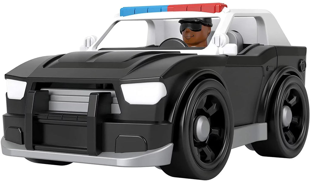 Car Push-Along Toy Super Imaginext and Cruiser, Police Figure Set Fisher-Price Character