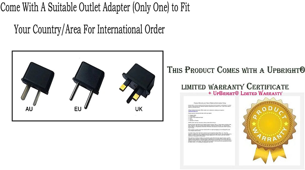14 Laptop Vostro 3458 UPBRIGHT Charger 3000 14" Supply Cord PSU Battery 14-3458 Power Global LED PC / AC For NEW DC PS Mains Adapter Cable Notebook